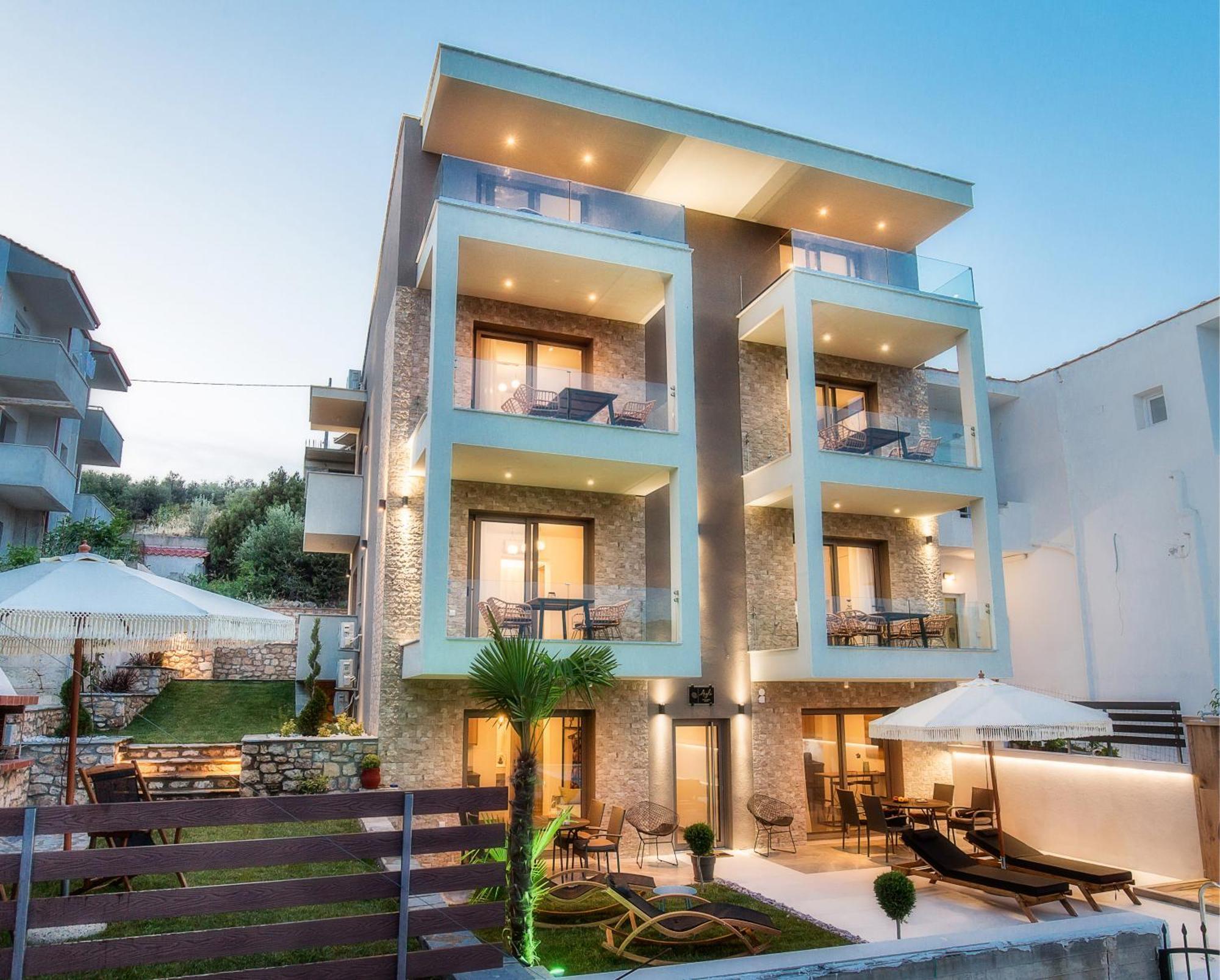 Aigli Skala Maries Deluxe Apartment Skala Marion Exterior photo