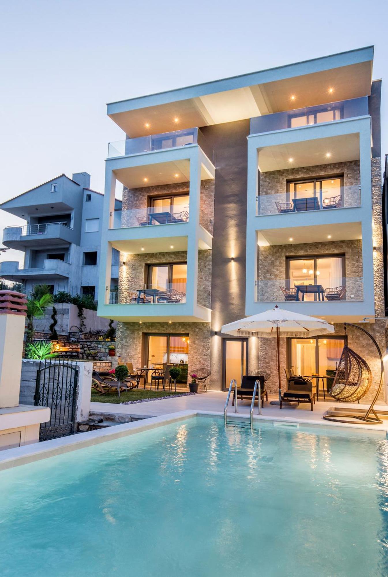 Aigli Skala Maries Deluxe Apartment Skala Marion Exterior photo